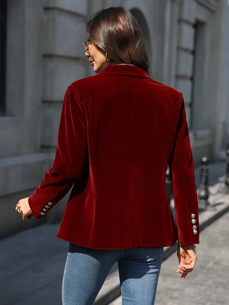 Florina™ | Classic Velvet Blazer