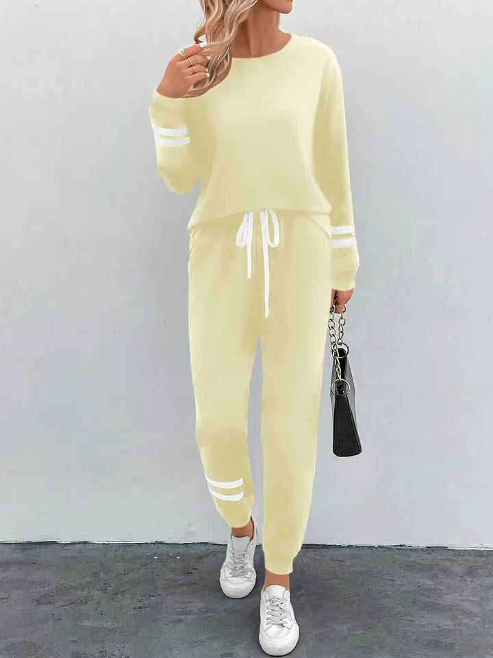 Quintessa™ | Women's Cozy Striped Lounge Set