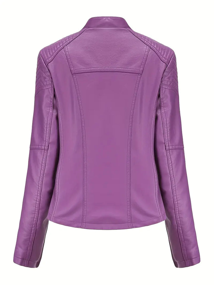Branna™ | Zippered Biker Jacket