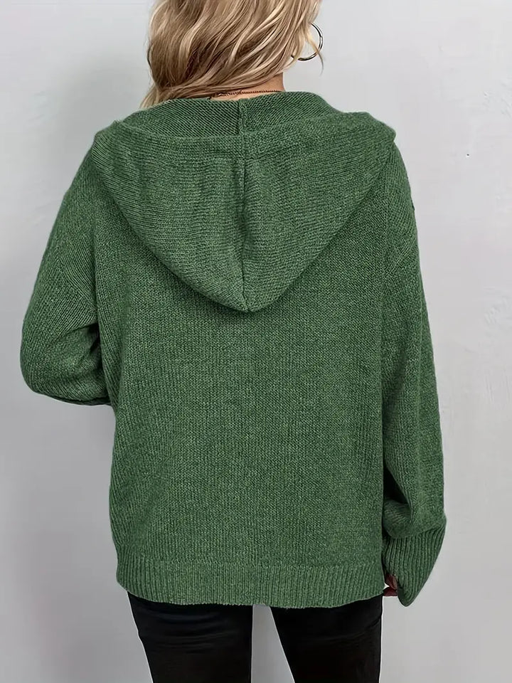 Delora™ | Long Sleeve Hooded Cardigan