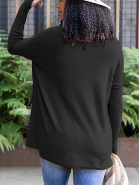 🎁Hot Sale 50% OFF⏳LONG SLEEVE THUMBHOLE SWEATER POCKET TUNIC