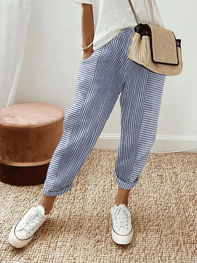 Vaelora™ | Striped Lounge Trousers