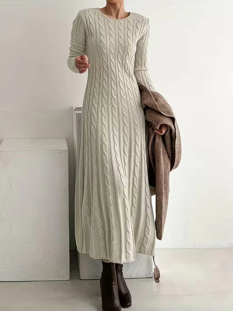 Elyora™ | Long Knit Dress