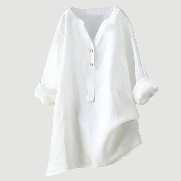 Syvarra™ | Comfortable Linen Blouse