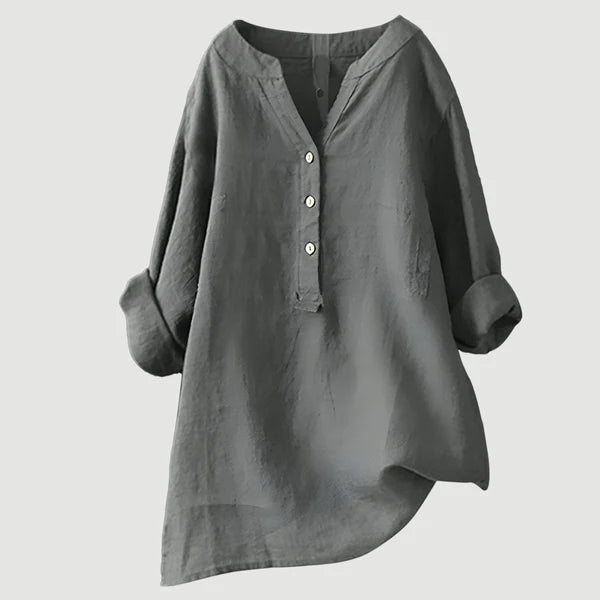 Syvarra™ | Comfortable Linen Blouse