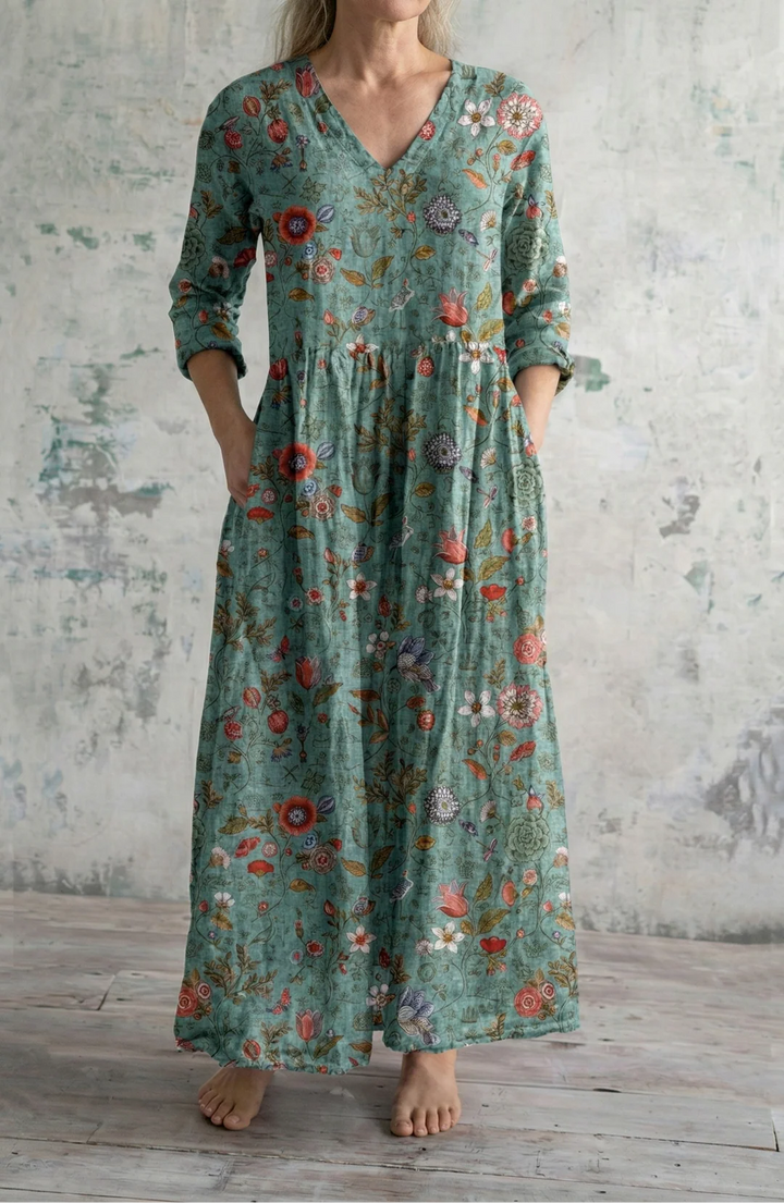 Mariah™ | Floral Print Maxi Dress