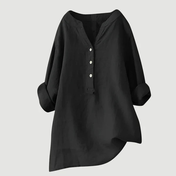 Syvarra™ | Comfortable Linen Blouse