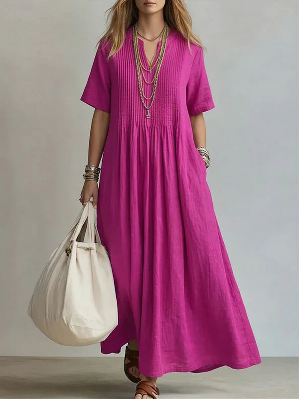 Erica™ | Elegant Flowy Long Dress