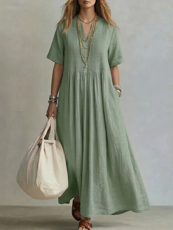 Erica™ | Elegant Flowy Long Dress