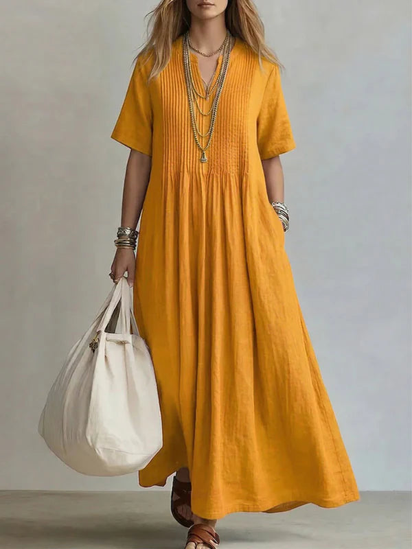Erica™ | Elegant Flowy Long Dress