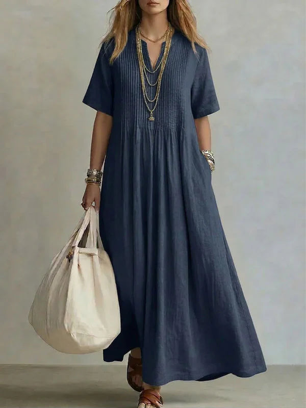 Erica™ | Elegant Flowy Long Dress