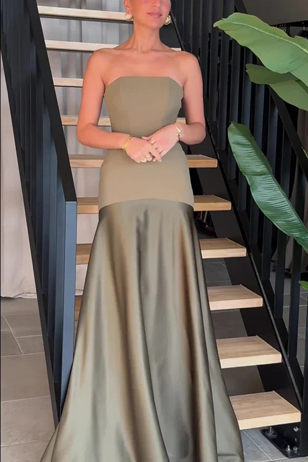 Nara™ | Satin Maxi Dress