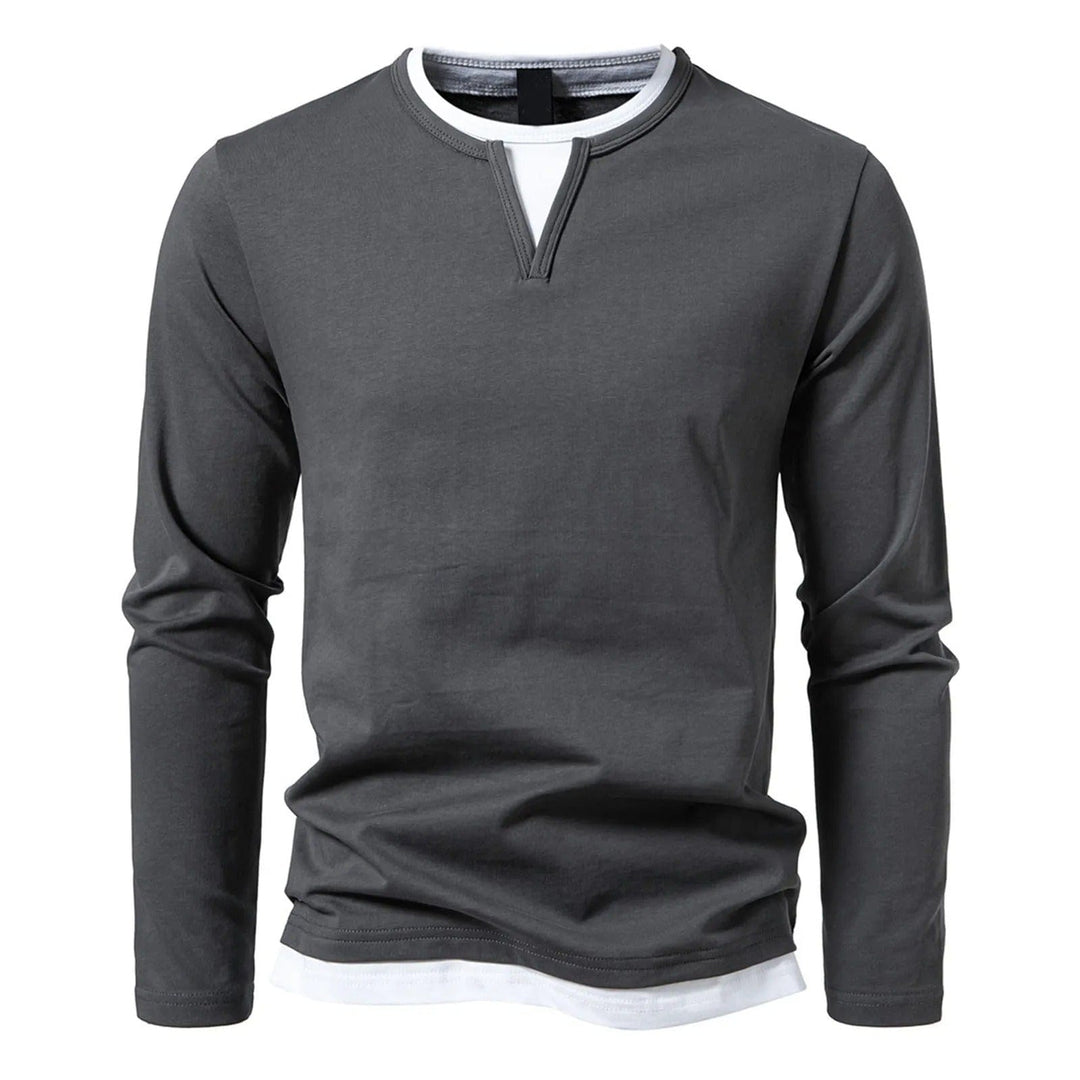 Orestes™ | Henley met lange mouwen