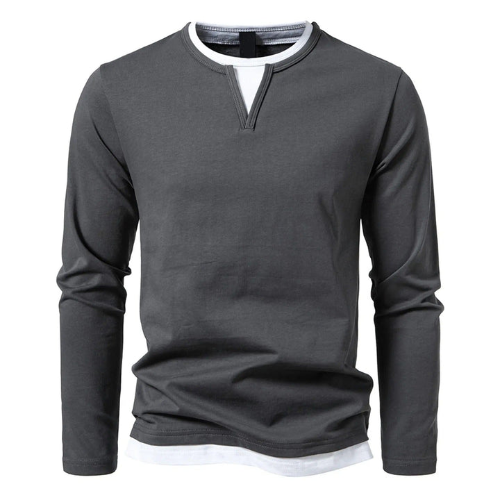 Orestes™ | Henley met lange mouwen