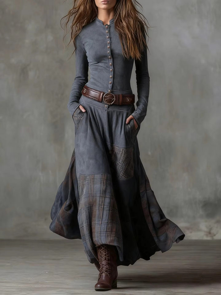 Elarvienne™ | Vintage Button Dress
