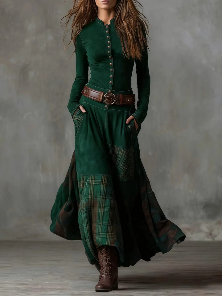 Elarvienne™ | Vintage Button Dress
