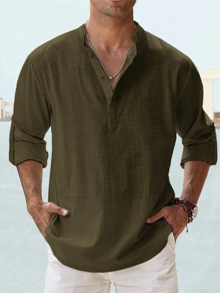 Marron™ | Coastal Air Henley Shirt