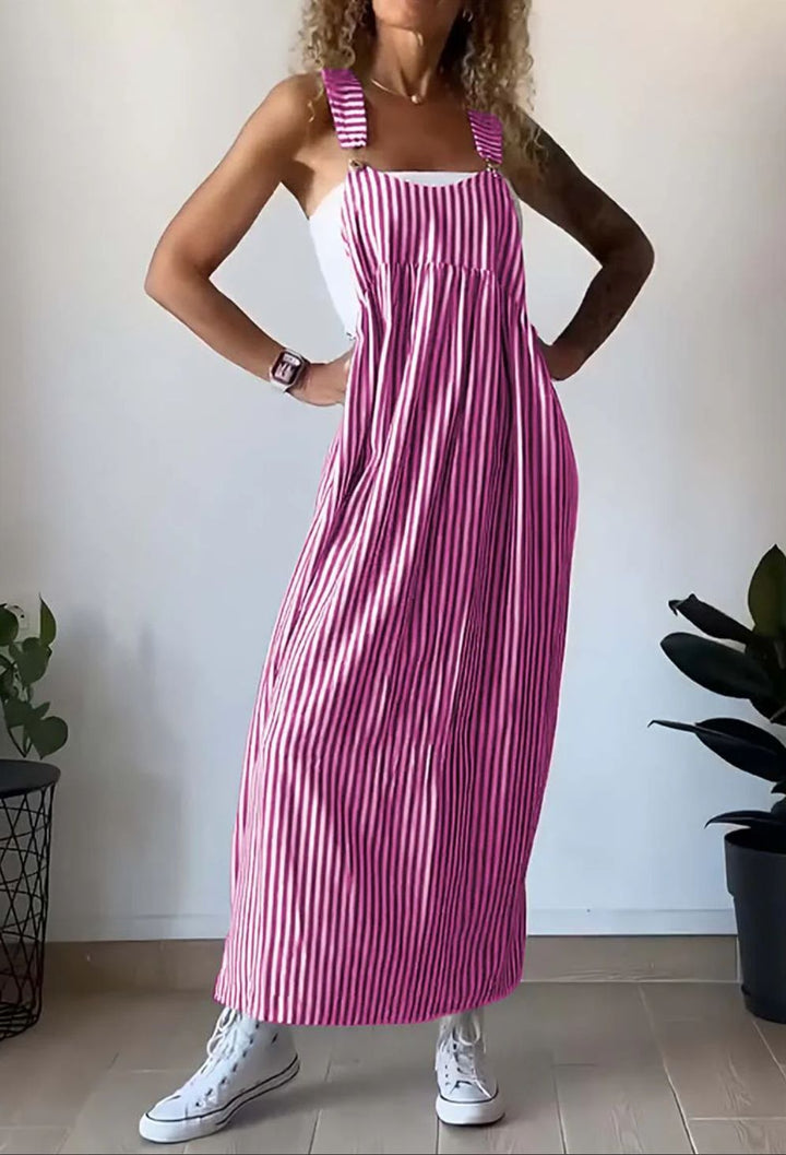 LYNN & CO | Alice™ - Trendy Gestreepte Jurk