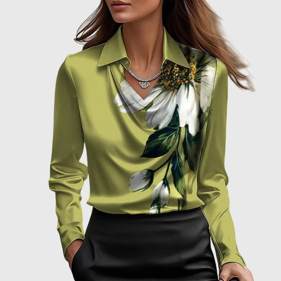 Sylith™ | Casual Satin Blouse