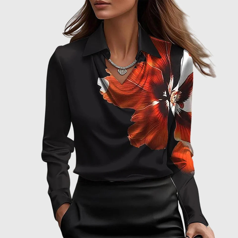 Sylith™ | Casual Satin Blouse