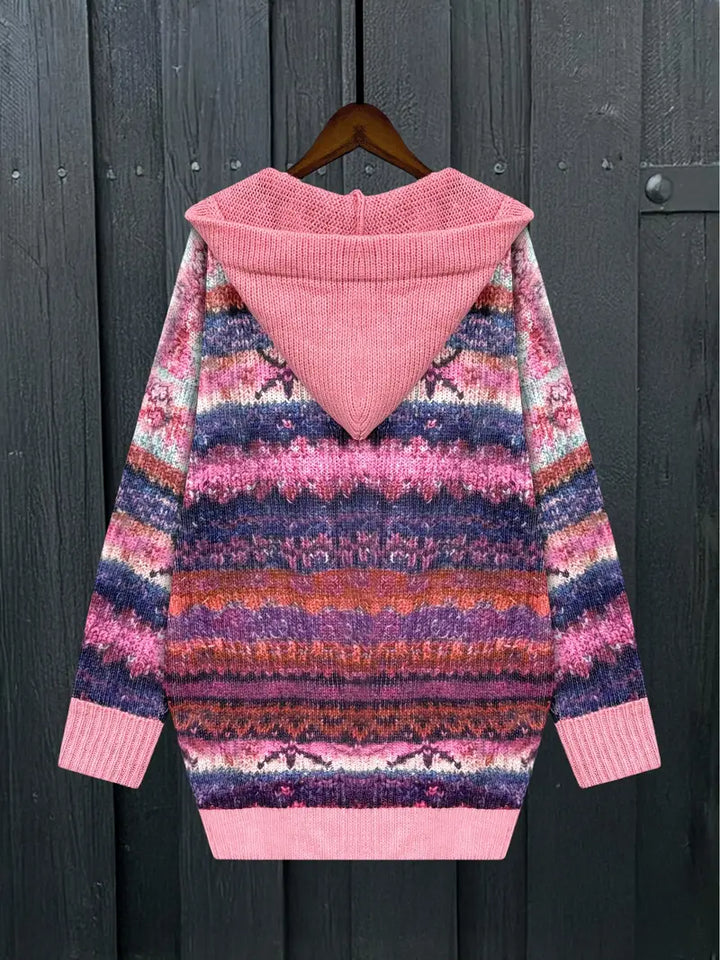 Perlina™ | Elegant Hooded Cardigan