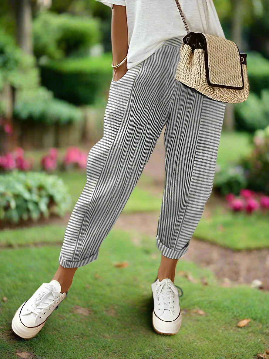 Delice™ | Timeless Striped Pants