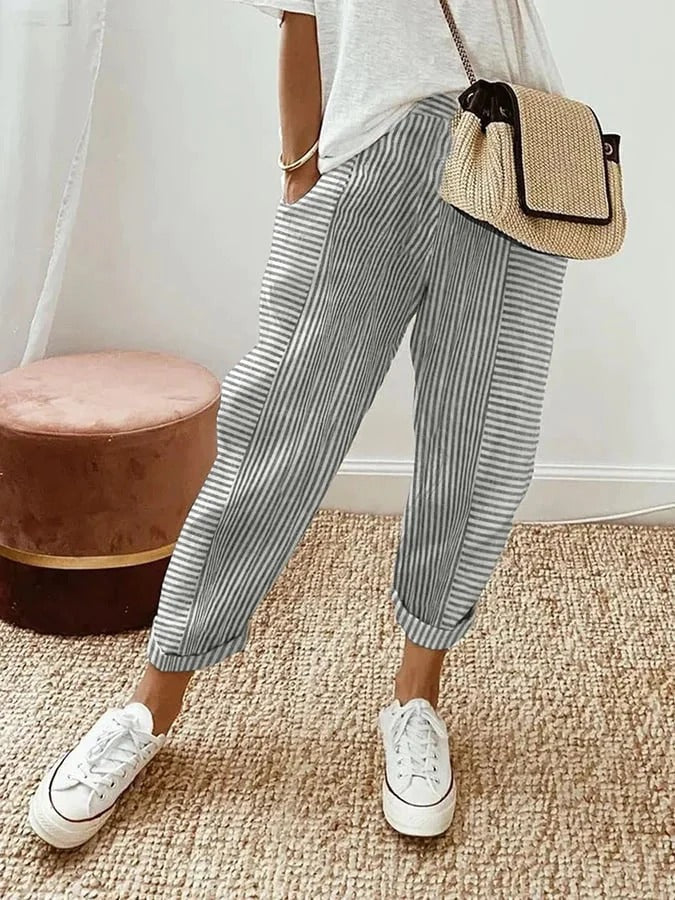 Vaelora™ | Striped Lounge Trousers