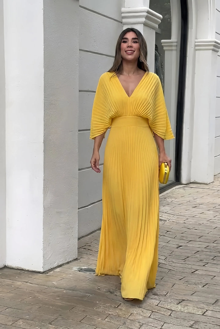 Greta™ | Modern Pleated Maxi Dresses