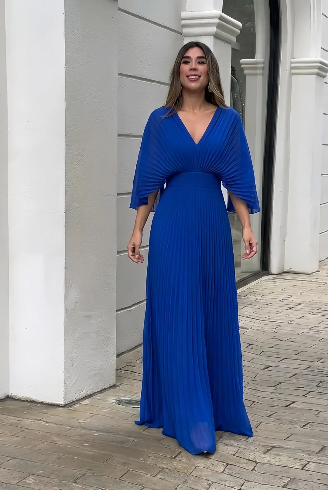 Greta™ | Modern Pleated Maxi Dresses