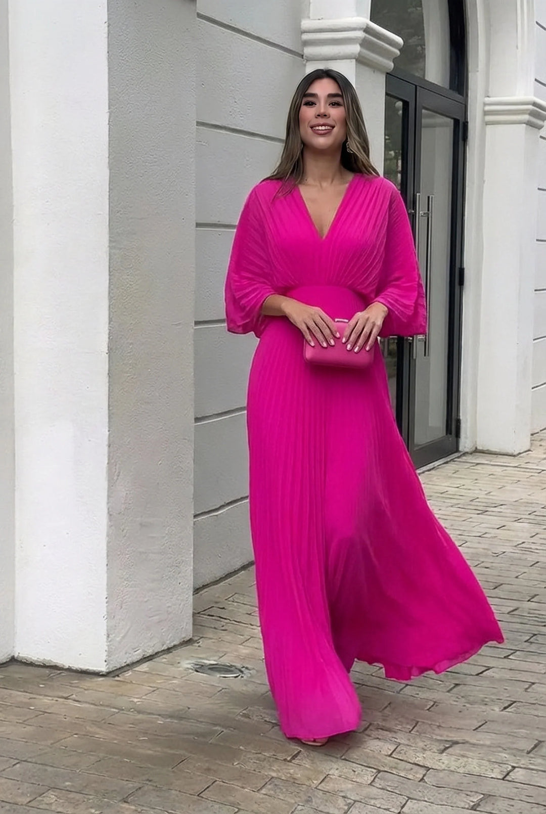 Greta™ | Modern Pleated Maxi Dresses