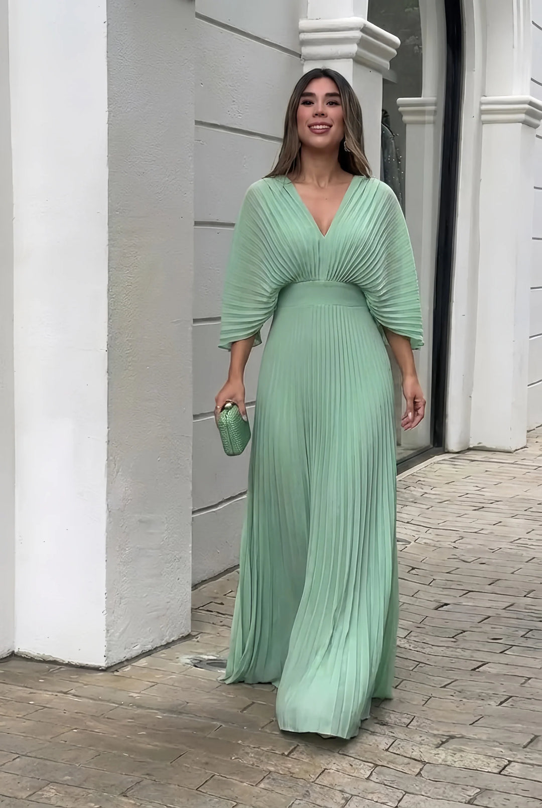 Greta™ | Modern Pleated Maxi Dresses