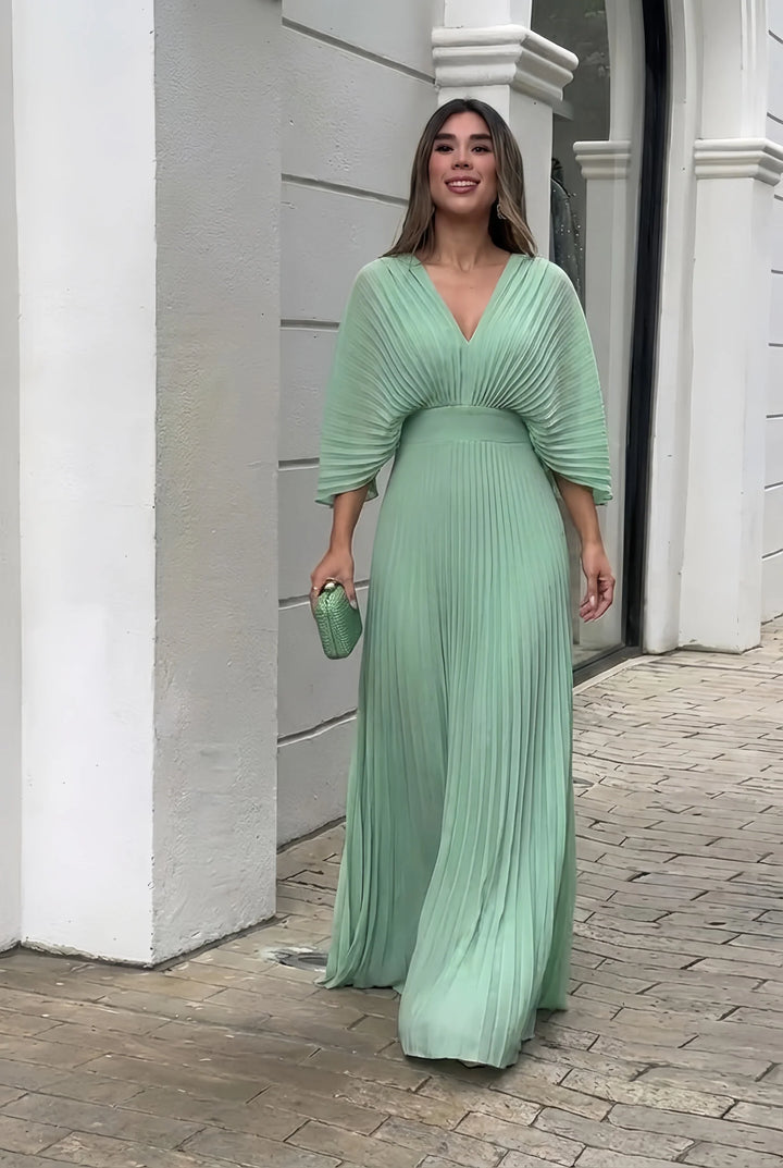 Greta™ | Modern Pleated Maxi Dresses