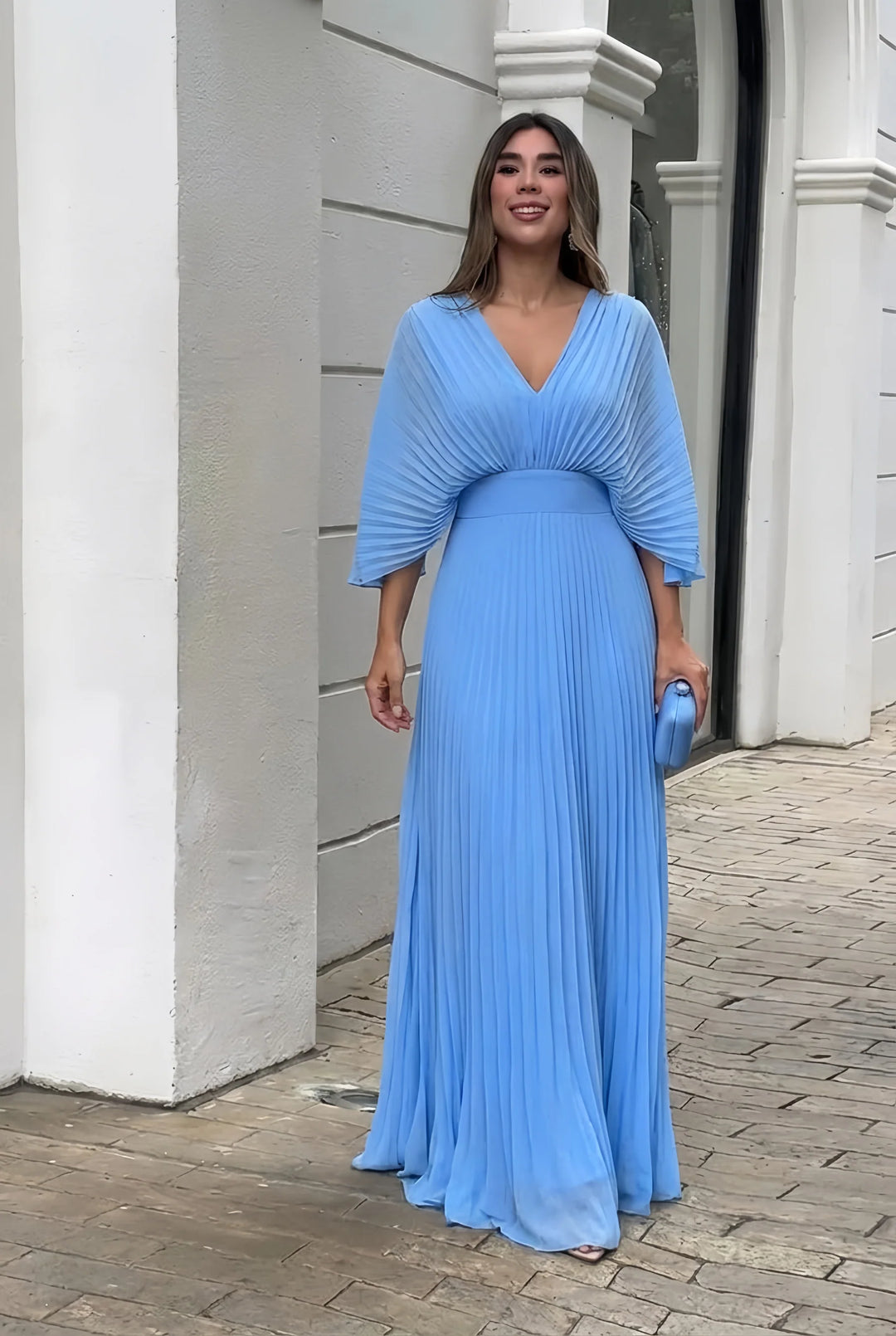 Greta™ | Modern Pleated Maxi Dresses