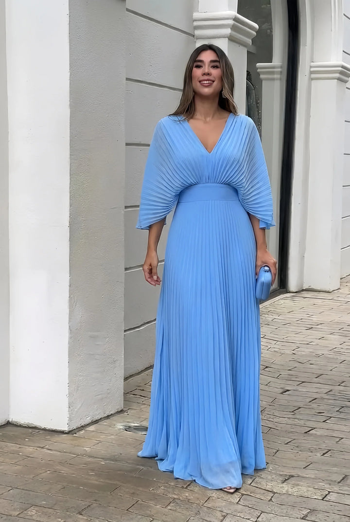 Greta™ | Modern Pleated Maxi Dresses