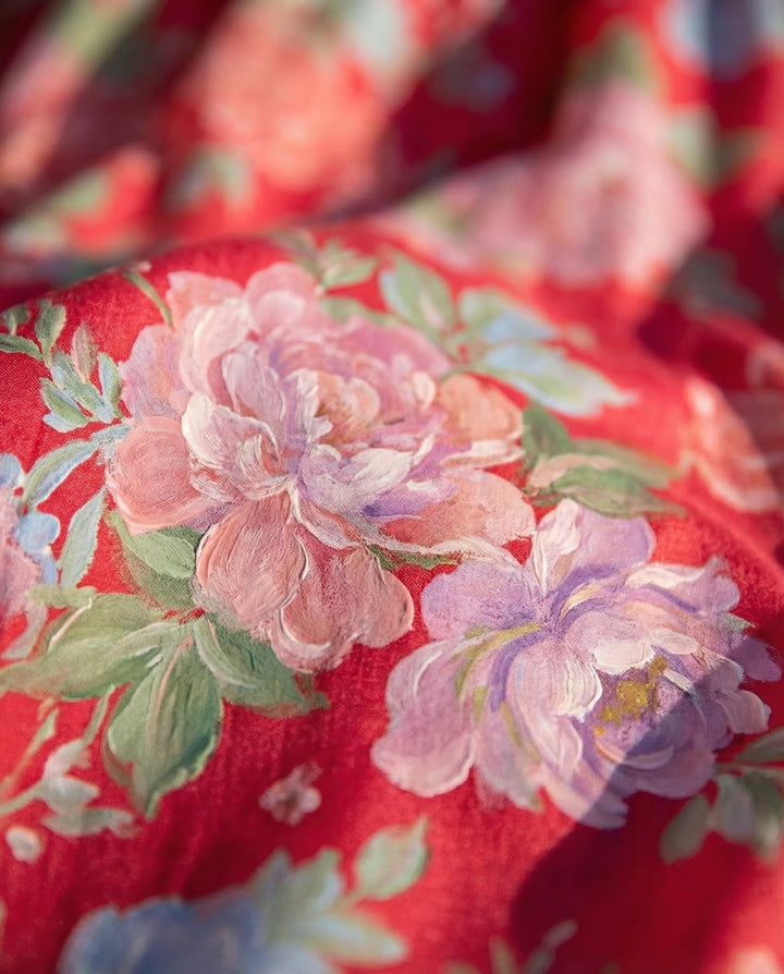 Minelda – Floral V-neck Dress