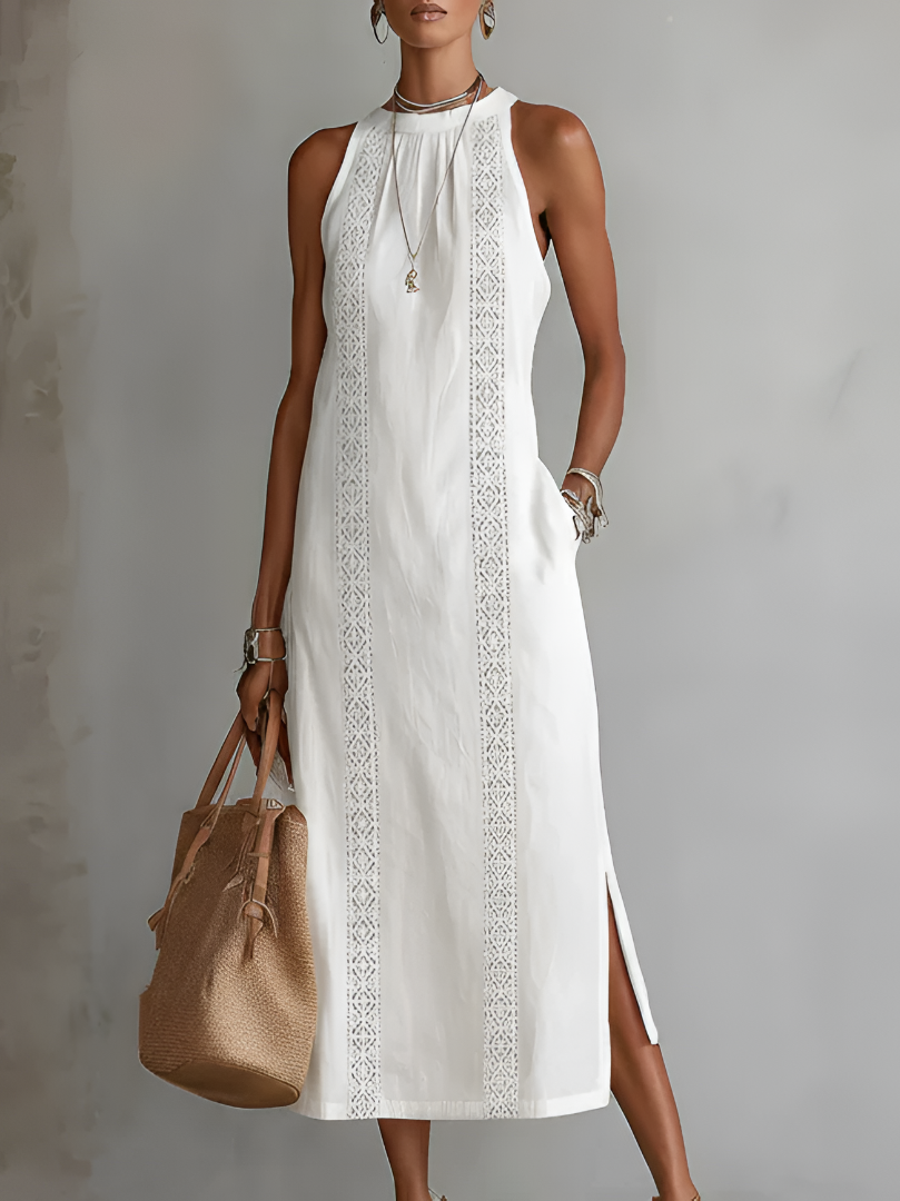 JIMENA | MIDI DRESS MADE OF LINEN