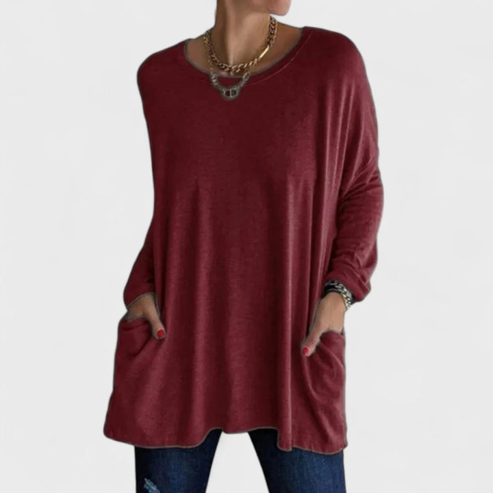 Neva™ | Relaxed Long Sleeve Top