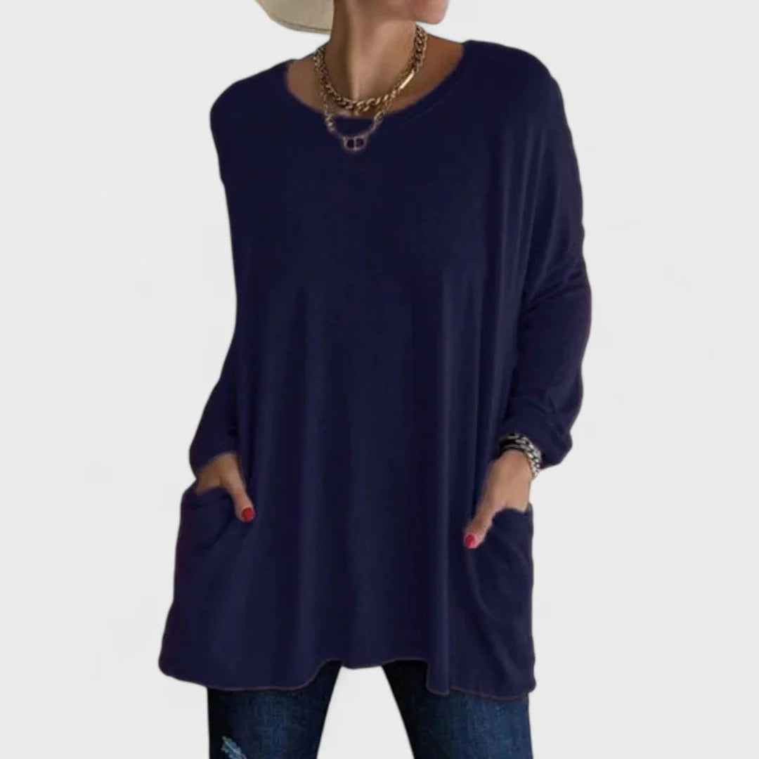 Neva™ | Relaxed Long Sleeve Top