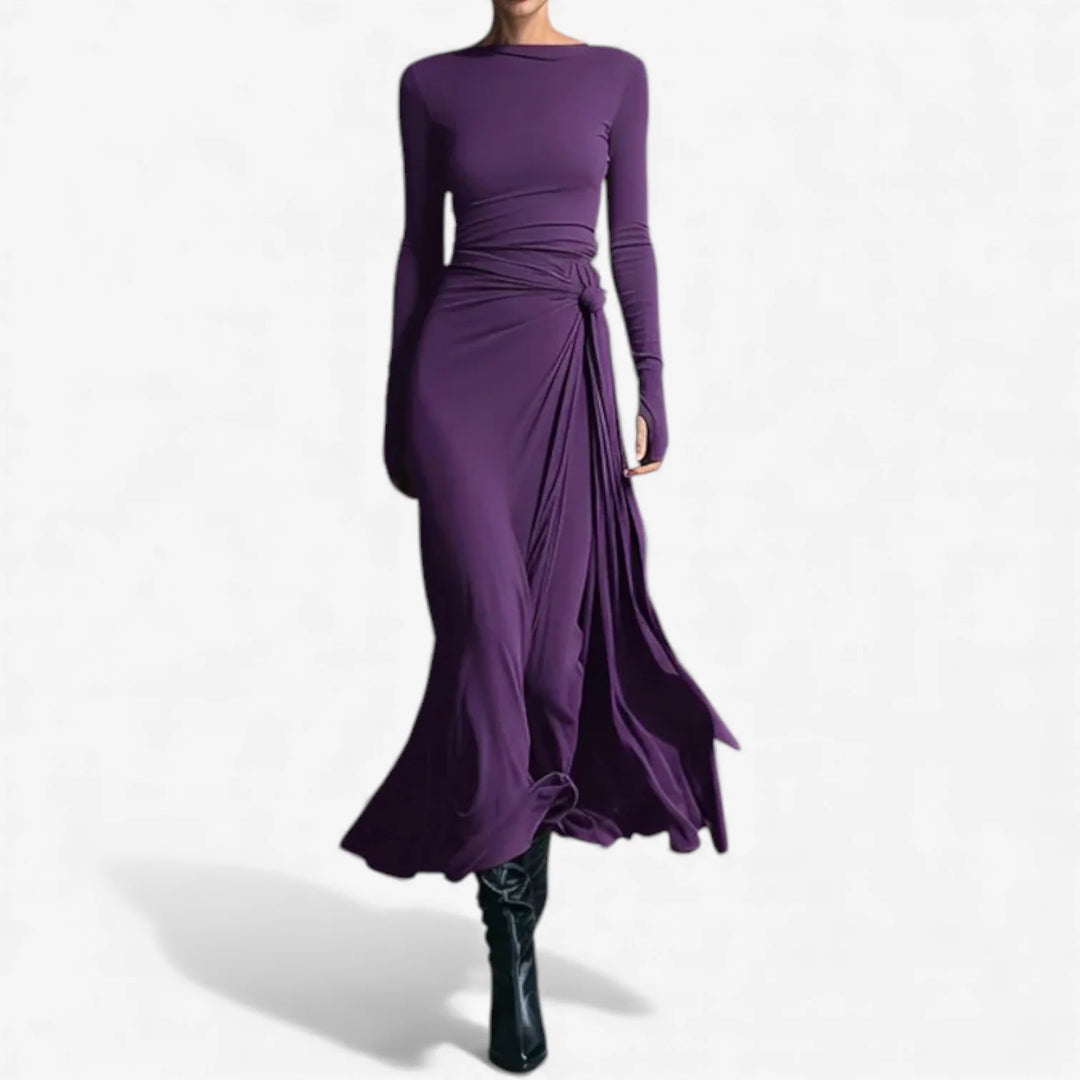 Dynelle™ | Long Sleeve Maxi Dress