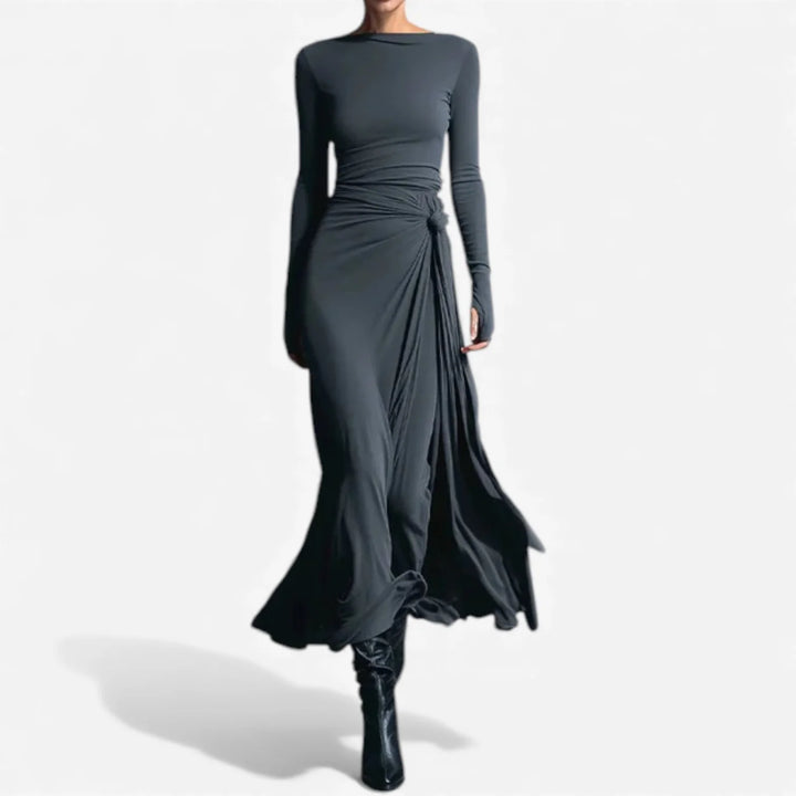 Dynelle™ | Long Sleeve Maxi Dress