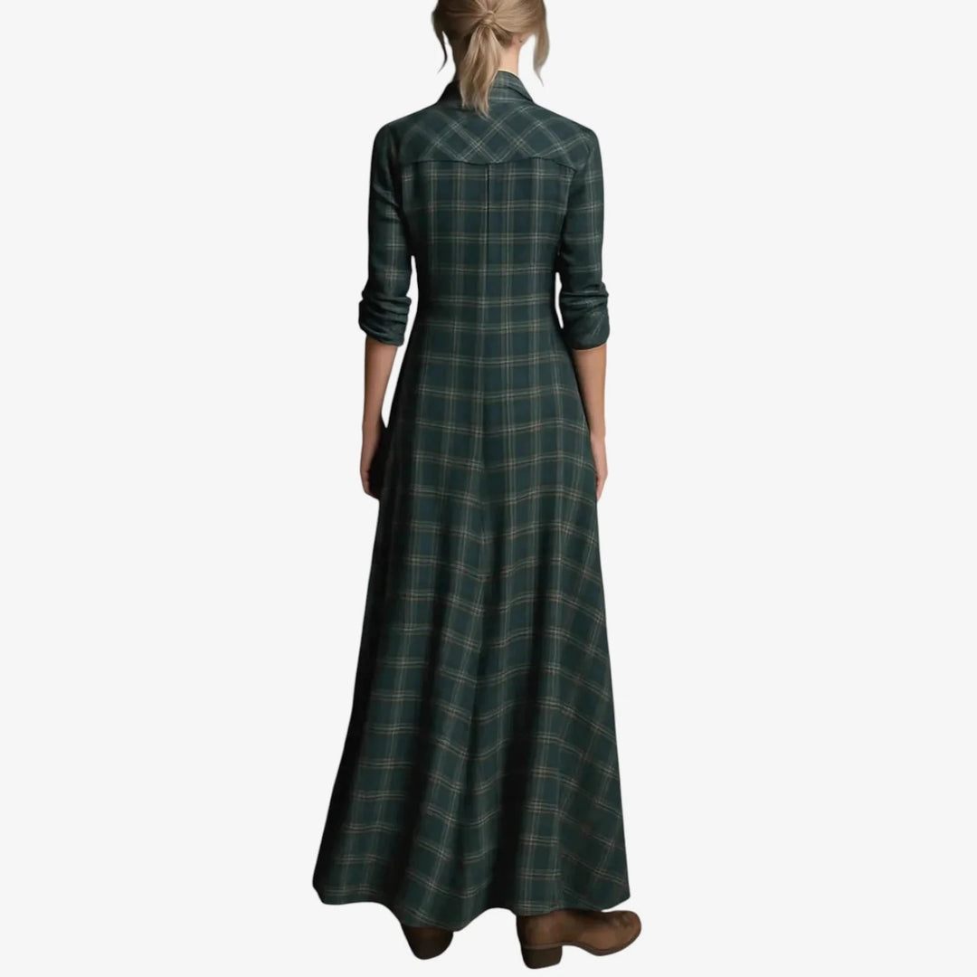 Hattie™ | Casual Checkered Dress