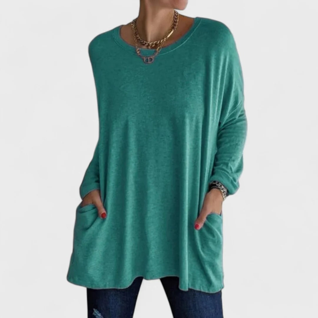 Neva™ | Relaxed Long Sleeve Top