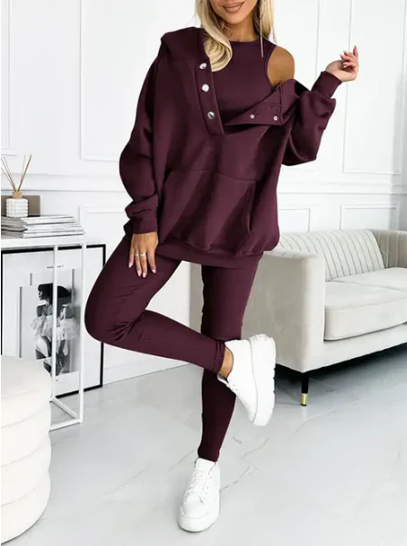 Rosina™ | Sporty Vibes Chic Sweater Set