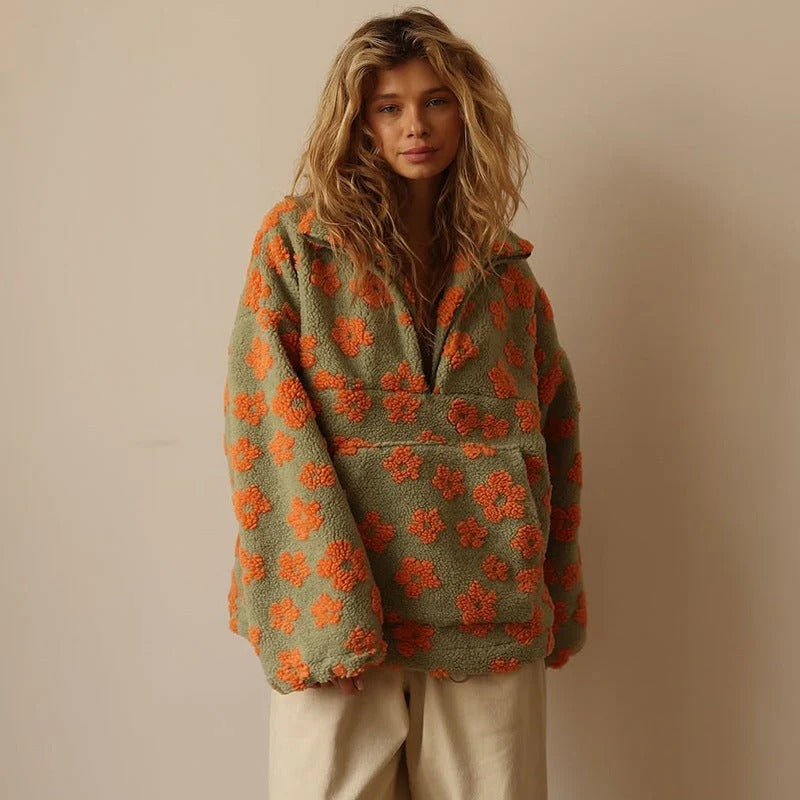 Raya™ | Cozy Floral Pullover