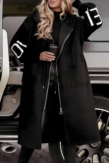 Irida™ | Chic Hooded Longline Coat