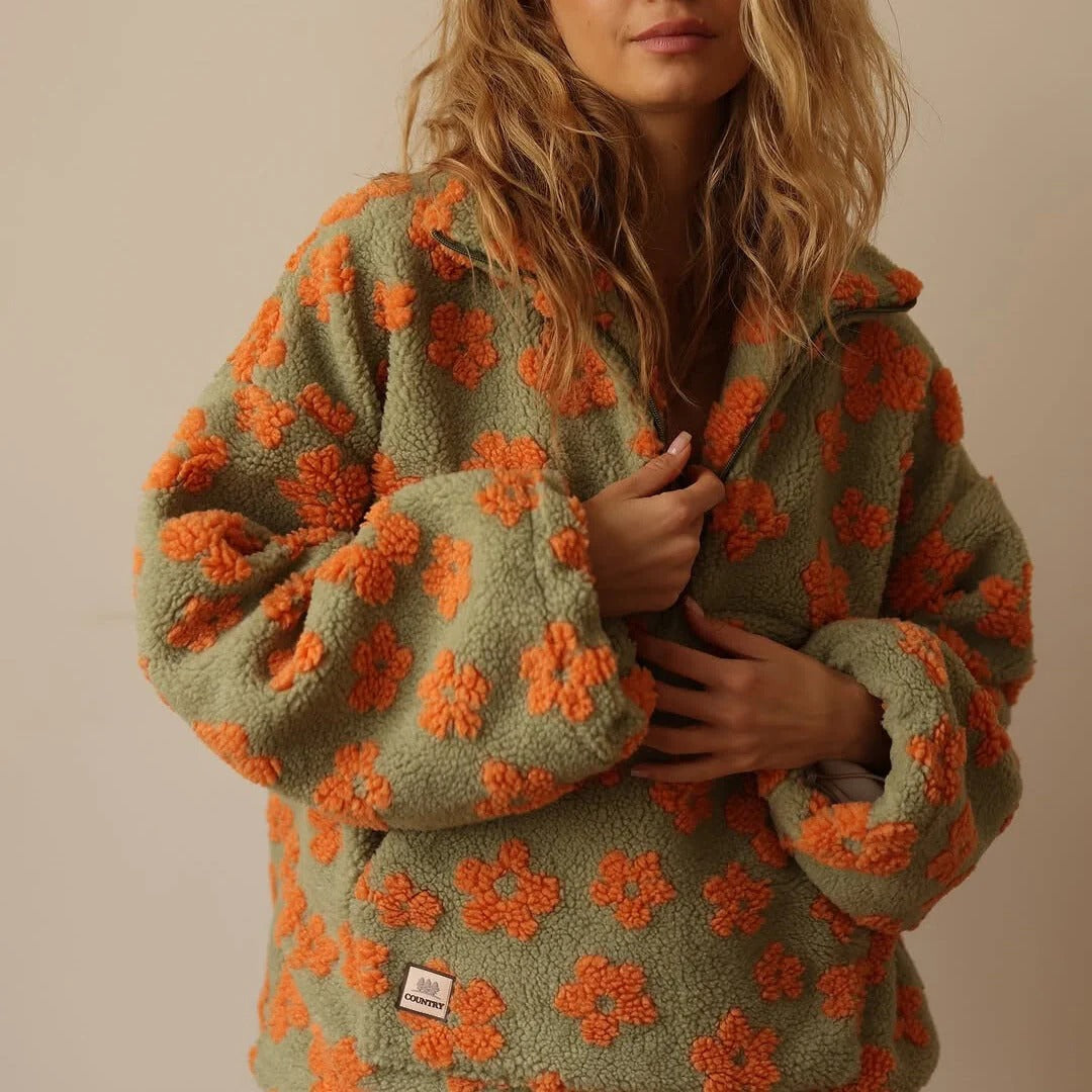 Raya™ | Cozy Floral Pullover