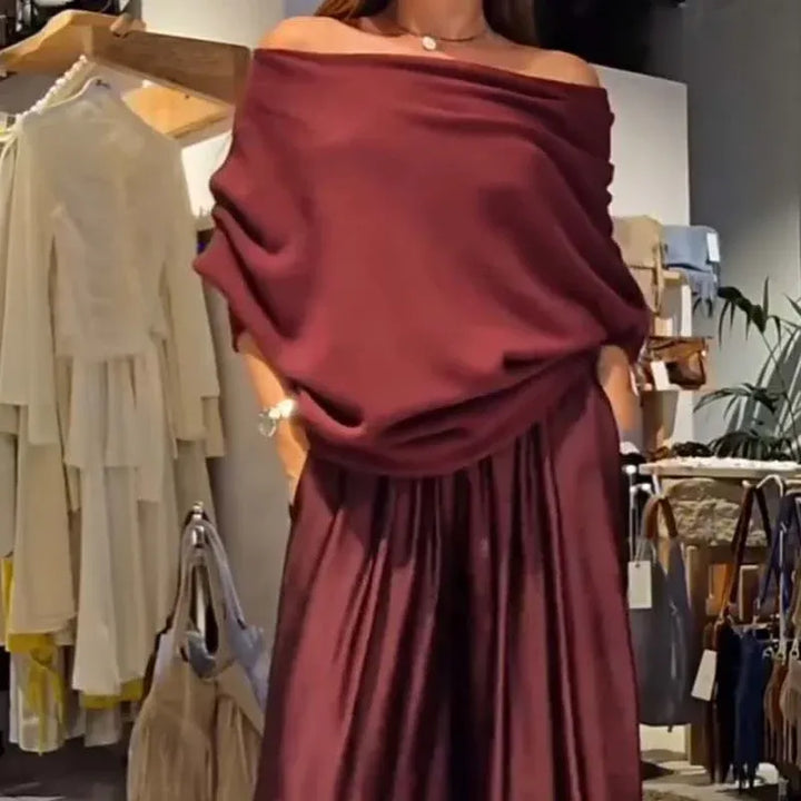 Rinia™ | Off-Shoulder Elegance Set