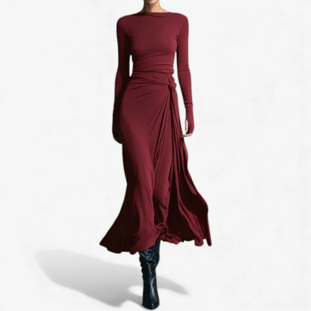 Dynelle™ | Long Sleeve Maxi Dress