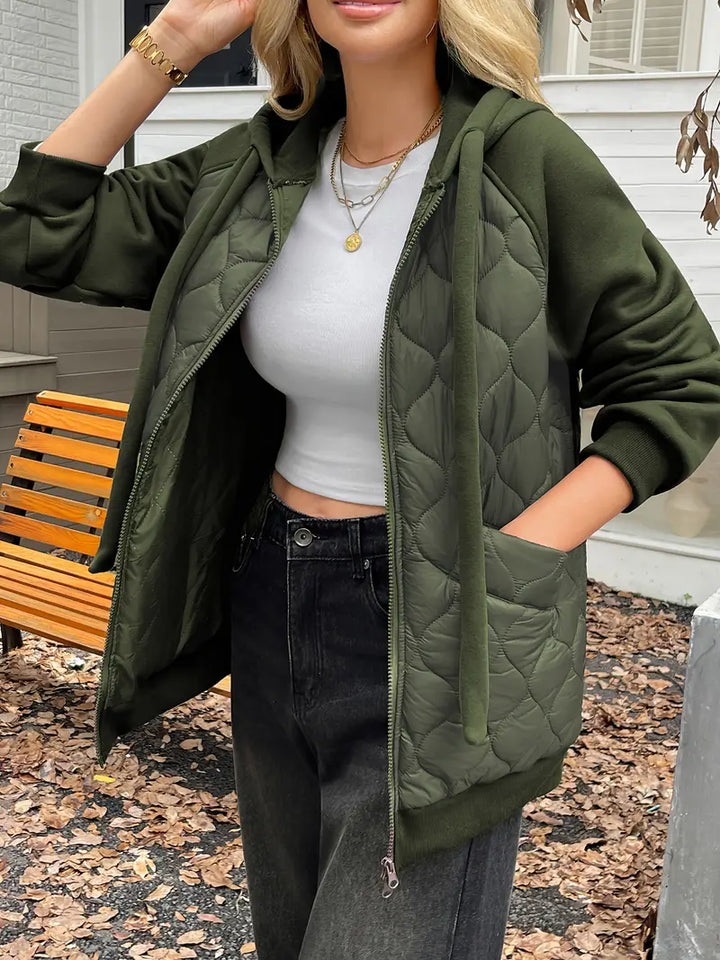 Clora™ | Quilted Hoodie Jacket