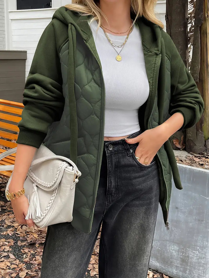 Clora™ | Quilted Hoodie Jacket